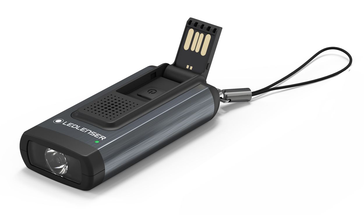 Produktbild Ledlenser K6R Safety LED Schlüsselbundleuchte grau Taschenlampe Details bild 2