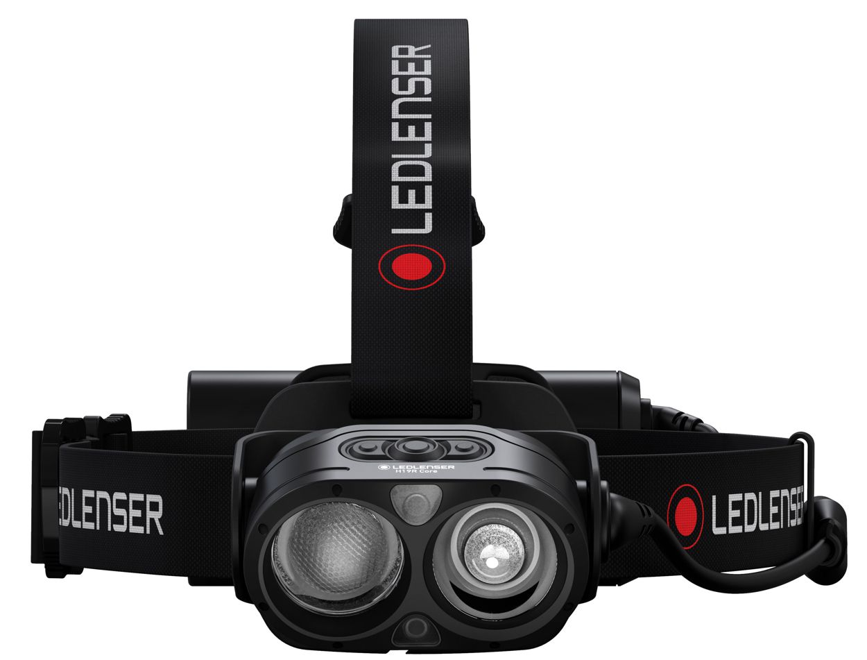 Produktbild Ledlenser H19R Core Stirnlampe Front mit Kopfband bild 3