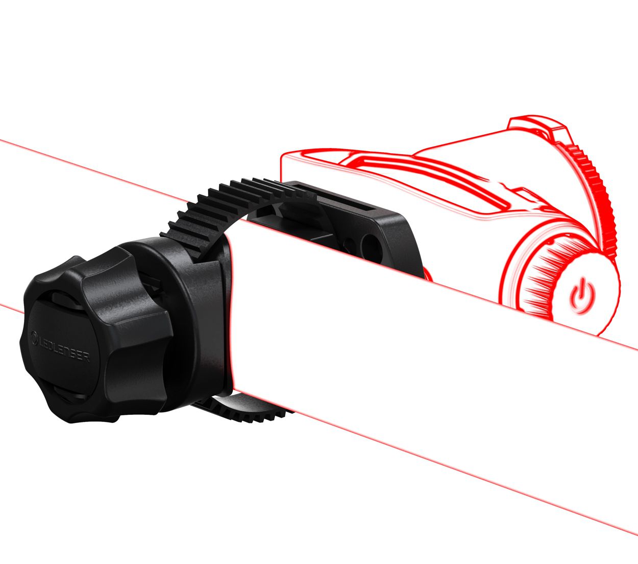 Produktbild Ledlenser Lampenhalterung Universal Mounting Bracket Type E bild 4