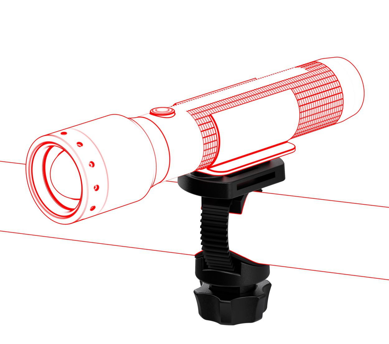 Produktbild Ledlenser Lampenhalterung Universal Mounting Bracket Type E bild 2