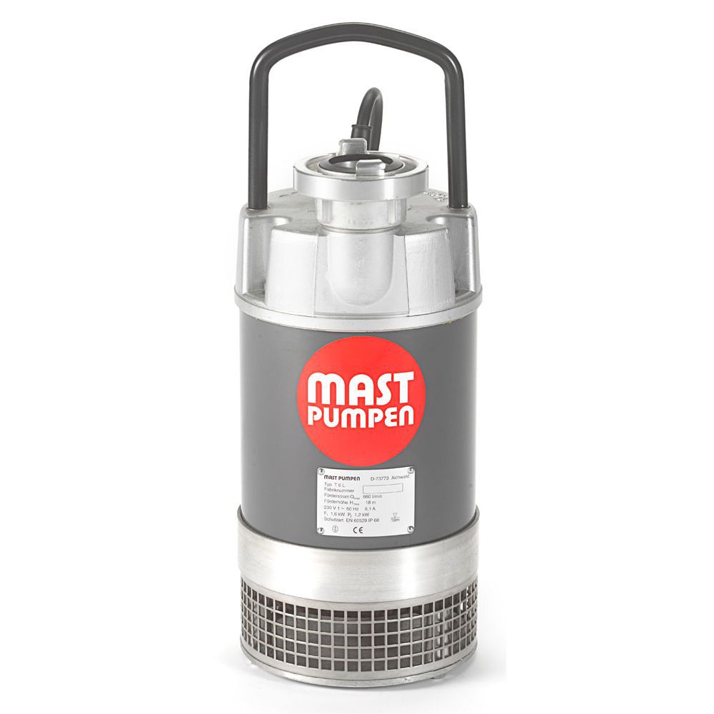 Produktbild Mast Tauchpumpe T 6 L für Schmutzwasser im Satz mit passendem Zubehör