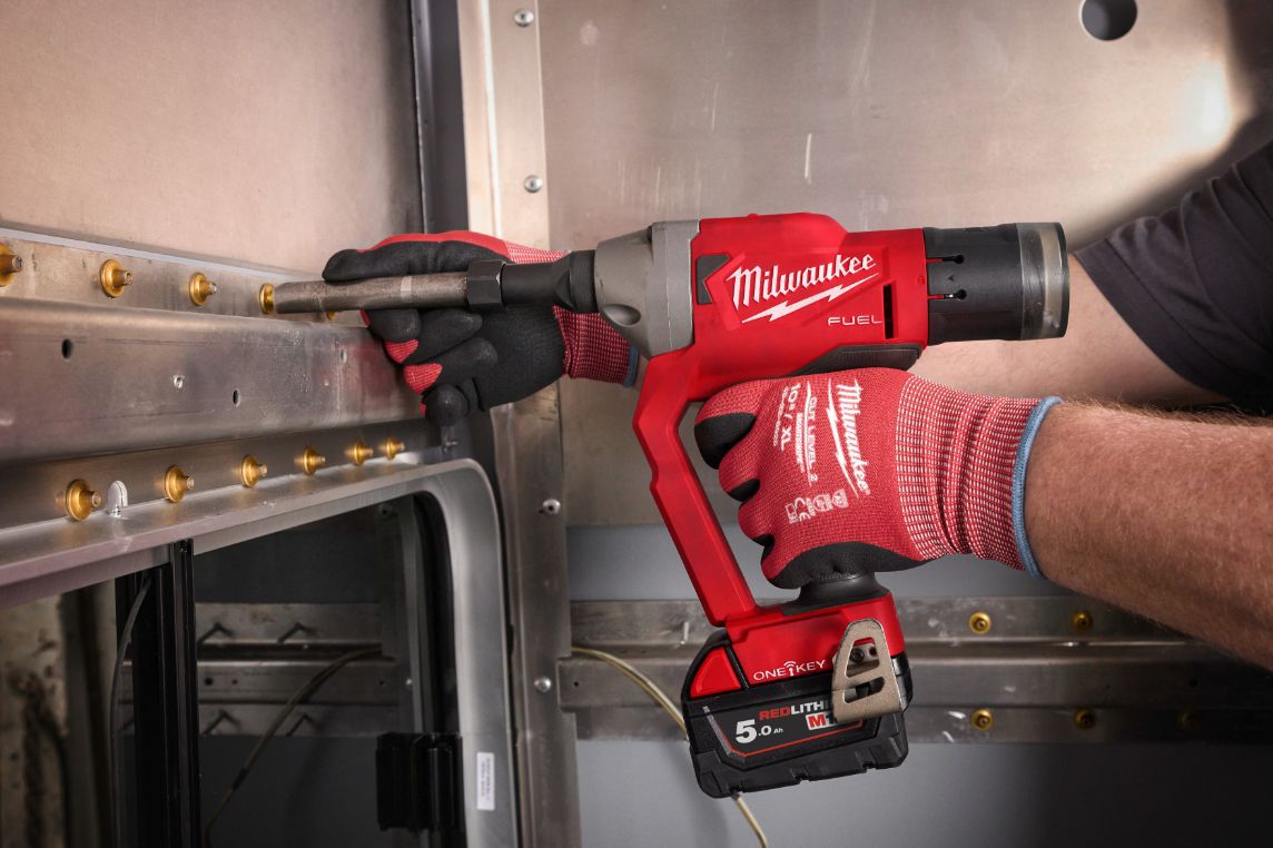 Produktbild Milwaukee ONE KEY Akku Schließringbolzen Setzgerät M18 ONEFLT-502X - Beispiel bild 7