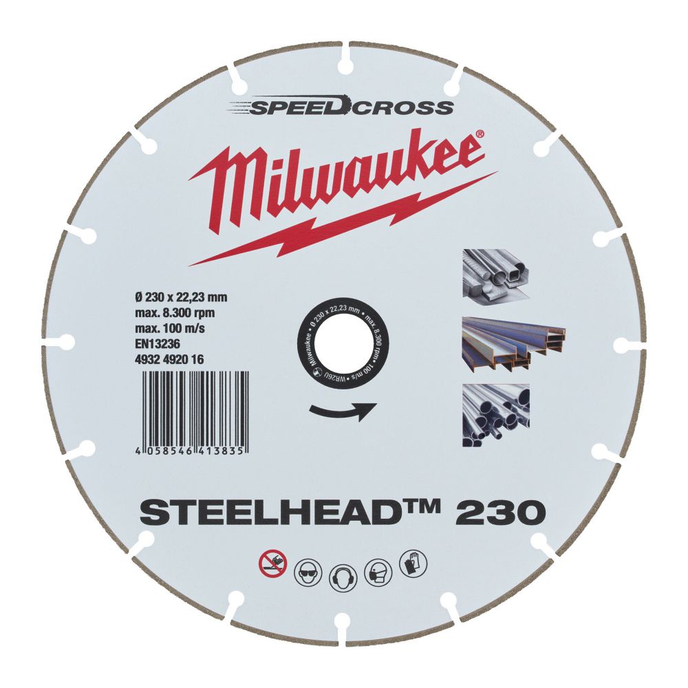 Produktbild Milwaukee Diamanttrennscheibe DH STEELHEAD 230 mm