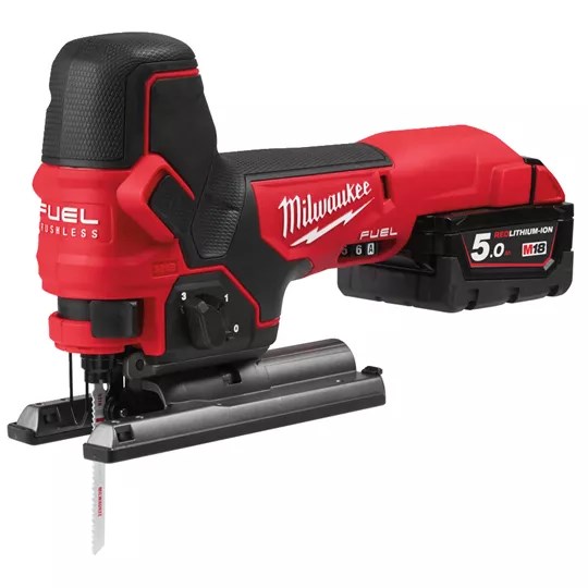 Produktbild Milwaukee FUEL Akku Stichsäge M18FBJS-502X 18 Volt mit 2x Akku 5Ah und Ladegerät
