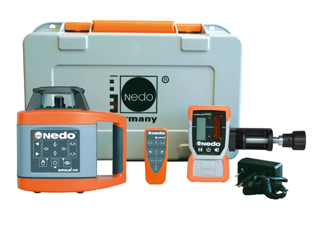 Produktbild Nedo Rotationslaser SIRIUS 1 HV Laserklasse 2 NEDO mit schwerer Haltekl.