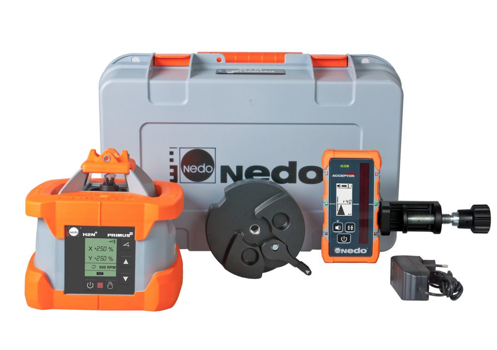 Produktbild Nedo Rotationslaser PRIMUS 2 H2N+ Laserklasse 2 mit Neigungsüberwachung