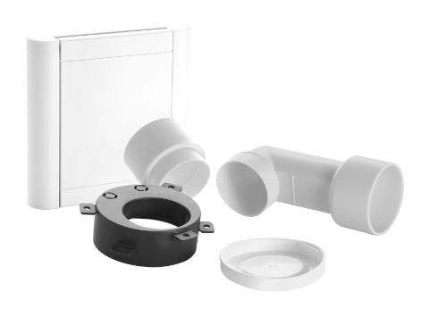 Produktbild Nilfisk Steckdose weiß mit Installationsbox für Sauger