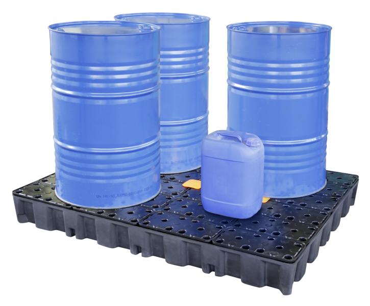 Produktbild CEMO PE-Auffangwanne 250HD mit PE-Rost Auffangvolumen 250l