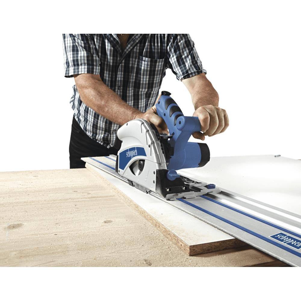 Produktbild SCHEPPACH Tauchsäge PL55 mit 2 Führungsschiene und Zubehör 230V 50Hz 1200W 160mm bild 3