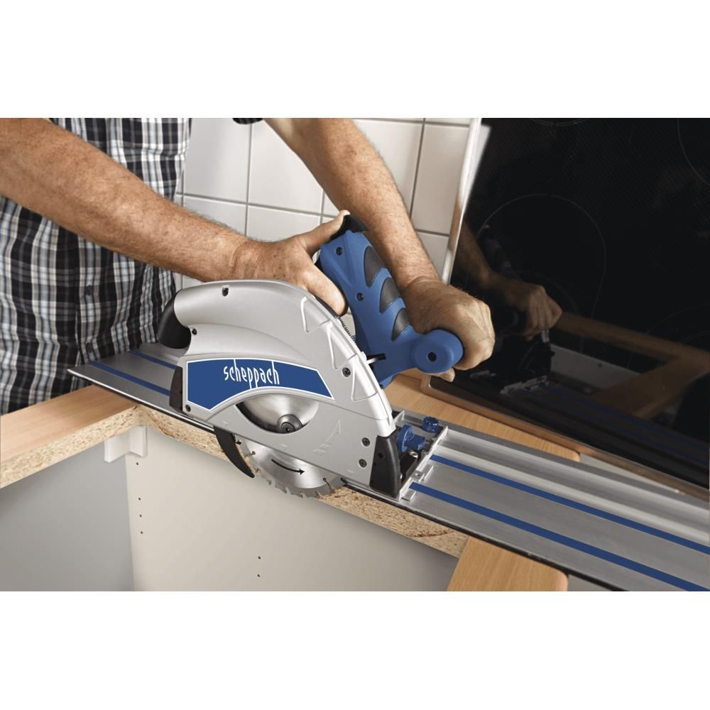 Produktbild SCHEPPACH Tauchsäge PL55 mit 2 Führungsschiene und Zubehör 230V 50Hz 1200W 160mm bild 6