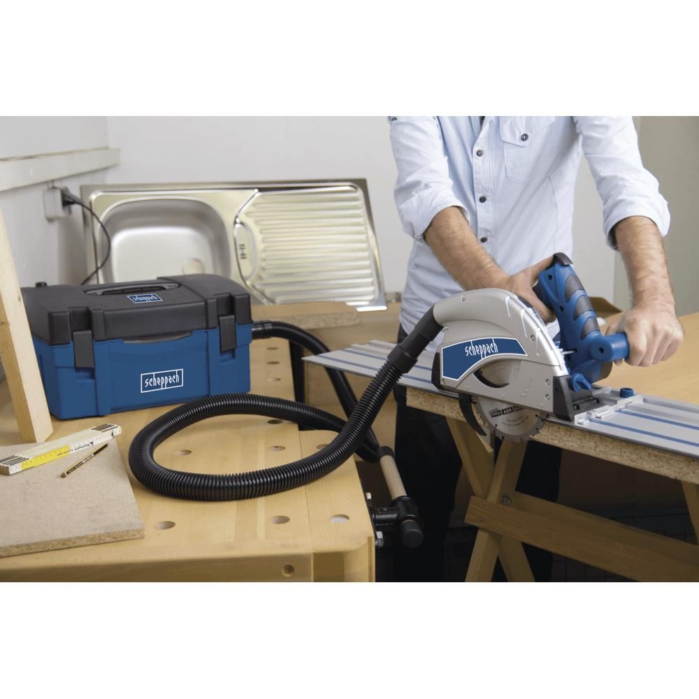 Produktbild SCHEPPACH Tauchsäge PL55 mit 2 Führungsschiene und Zubehör 230V 50Hz 1200W 160mm bild 8