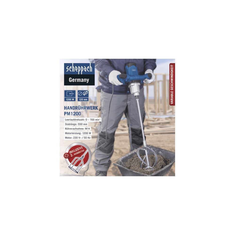 Produktbild SCHEPPACH Handrührgerät PM1200 230V 50Hz 1200W bild 5