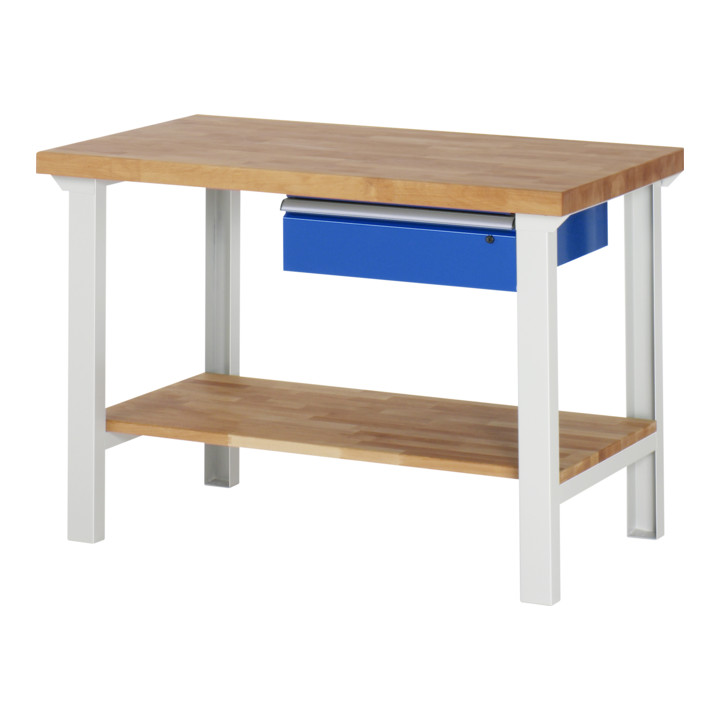 Produktbild RAU Werkbank Modell 7001 mit den Maßen 1250 x 900 x 840 mm