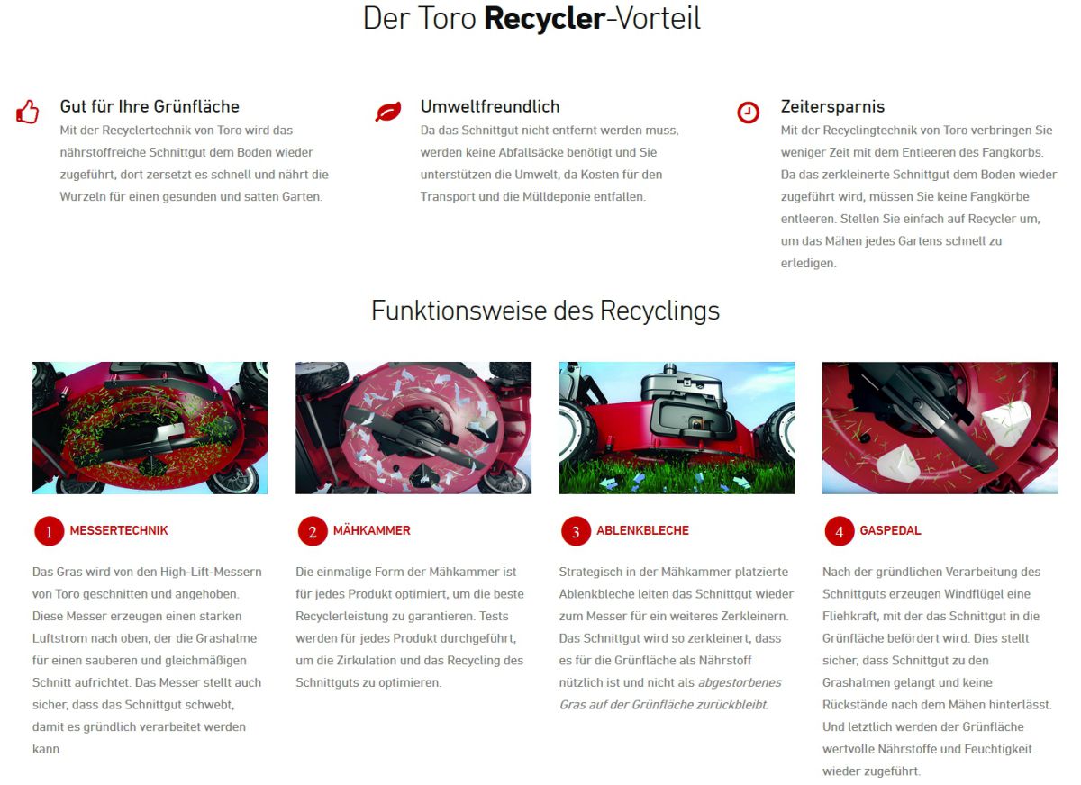 Produktbild Toro Recycler Vorteil bild 3