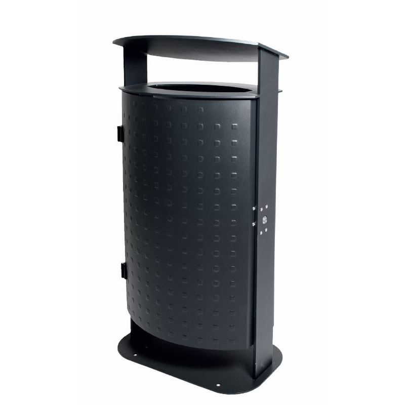 Produktbild Renner Abfallbehälter 70 l und 1000 mm RAL5013 aufschraubbar