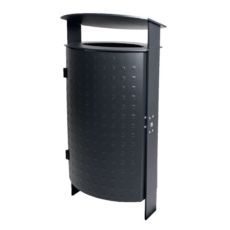 Produktbild Renner Stand Abfallbehälter 1500 mm RAL6005 zum Einbetonieren