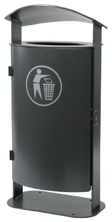 Produktbild Renner Stand Abfallbehälter 70L Feuerverzinkt zum Aufschrauben bild 1