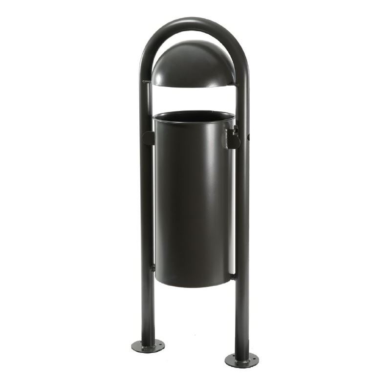 Produktbild Renner Abfallbehälter schwarz ohne Ascher zum Aufschrauben