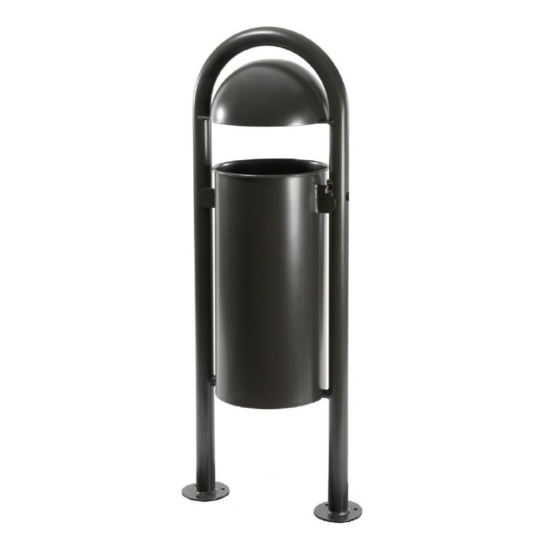 Produktbild Renner Abfallbehälter 40 l Feuerverzinkt zum Aufschrauben