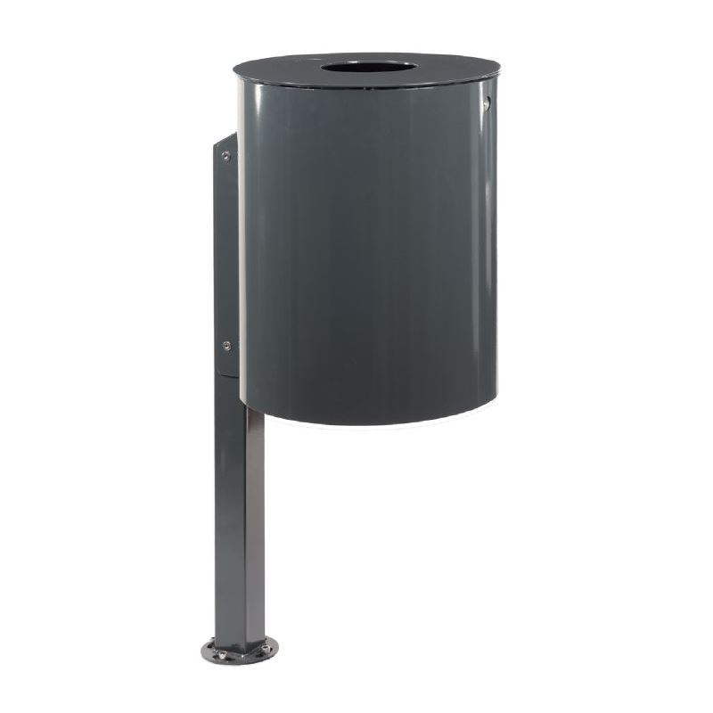 Produktbild Renner Stand Abfallbehälter 50L RAL5013 zum Einbetonieren