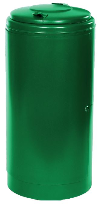 Produktbild Renner Abfallsammler 120 l 985 mm RAL6005 abschließbar
