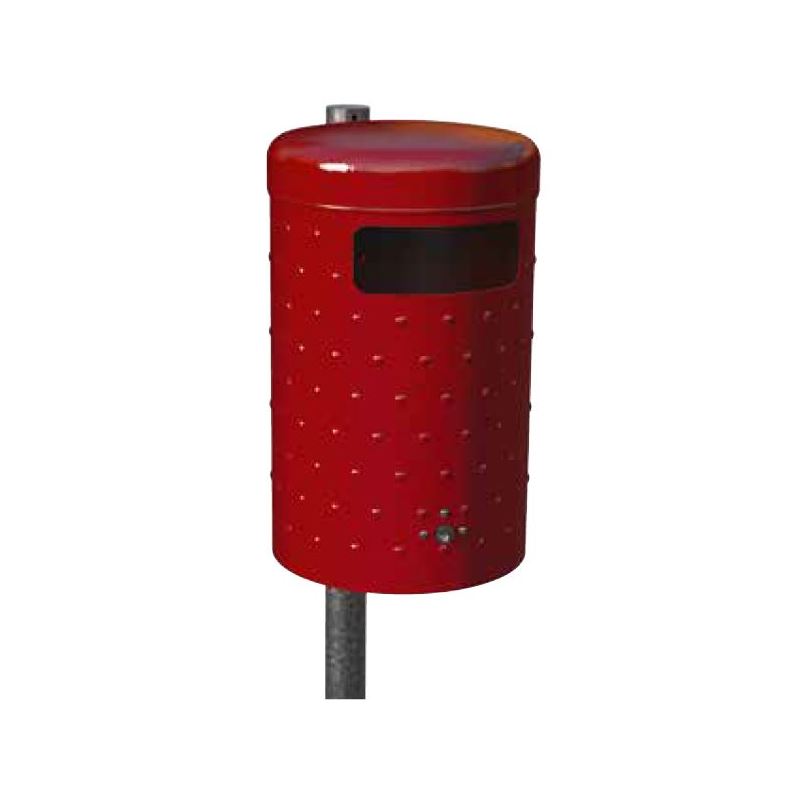 Produktbild Renner Rund Abfallbehälter 50L DB703 Noppenblech Design