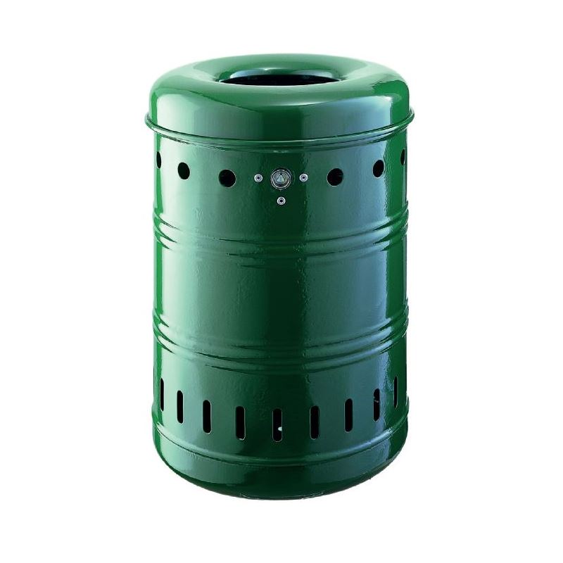 Produktbild Renner Springdeckel Abfallbehälter 35L Feuerverzinkt ungelocht