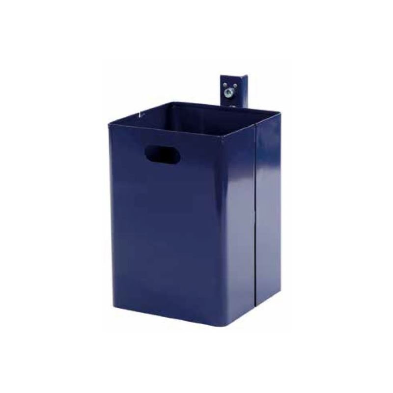 Produktbild Renner Rechteck Abfallbehälter 50L Pulverbeschichtet RAL5013 ohne Haube