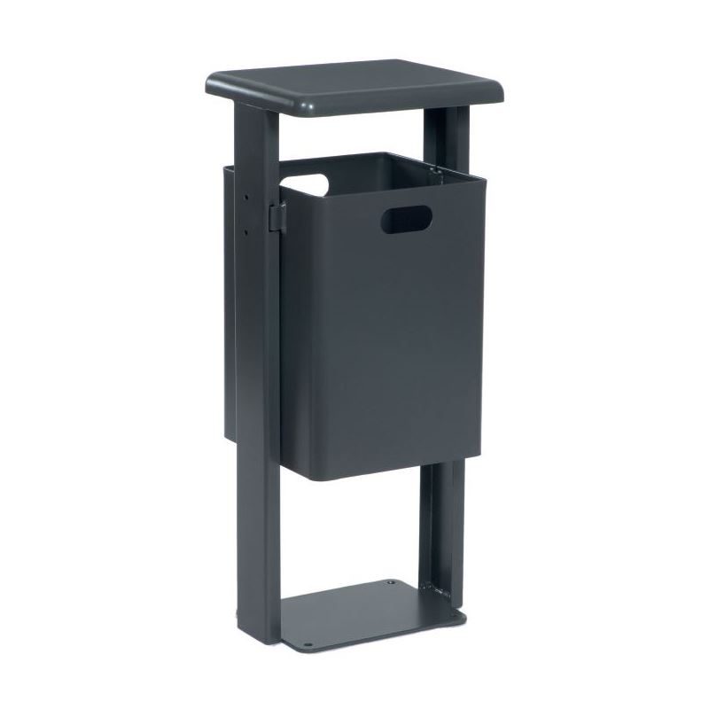 Produktbild Renner Rechteck Standabfallbehälter 40L Feuerverzinkt