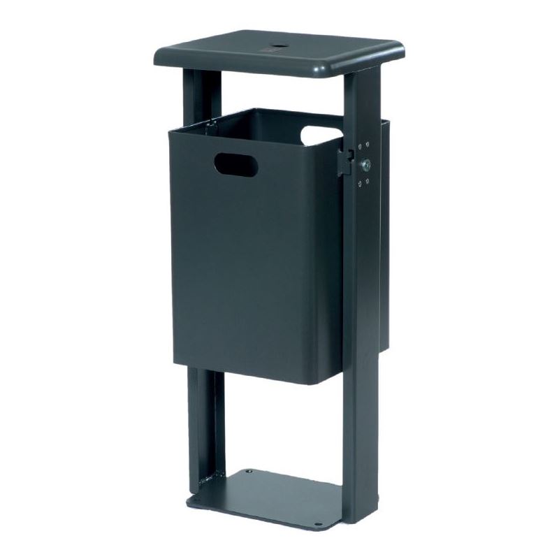 Produktbild Renner Abfallbehälter 40 l  885 x 370 x 320 mm mit Ascher