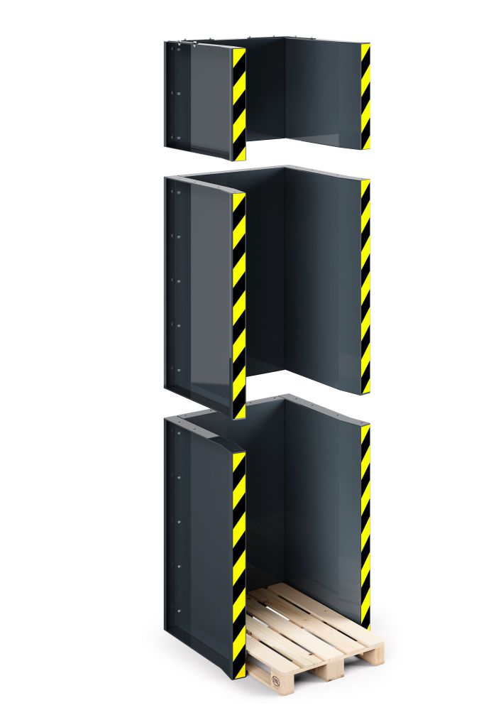 Produktbild RR Paletten Stapel Station Typ RPS-15 RAL 2004 bild 2