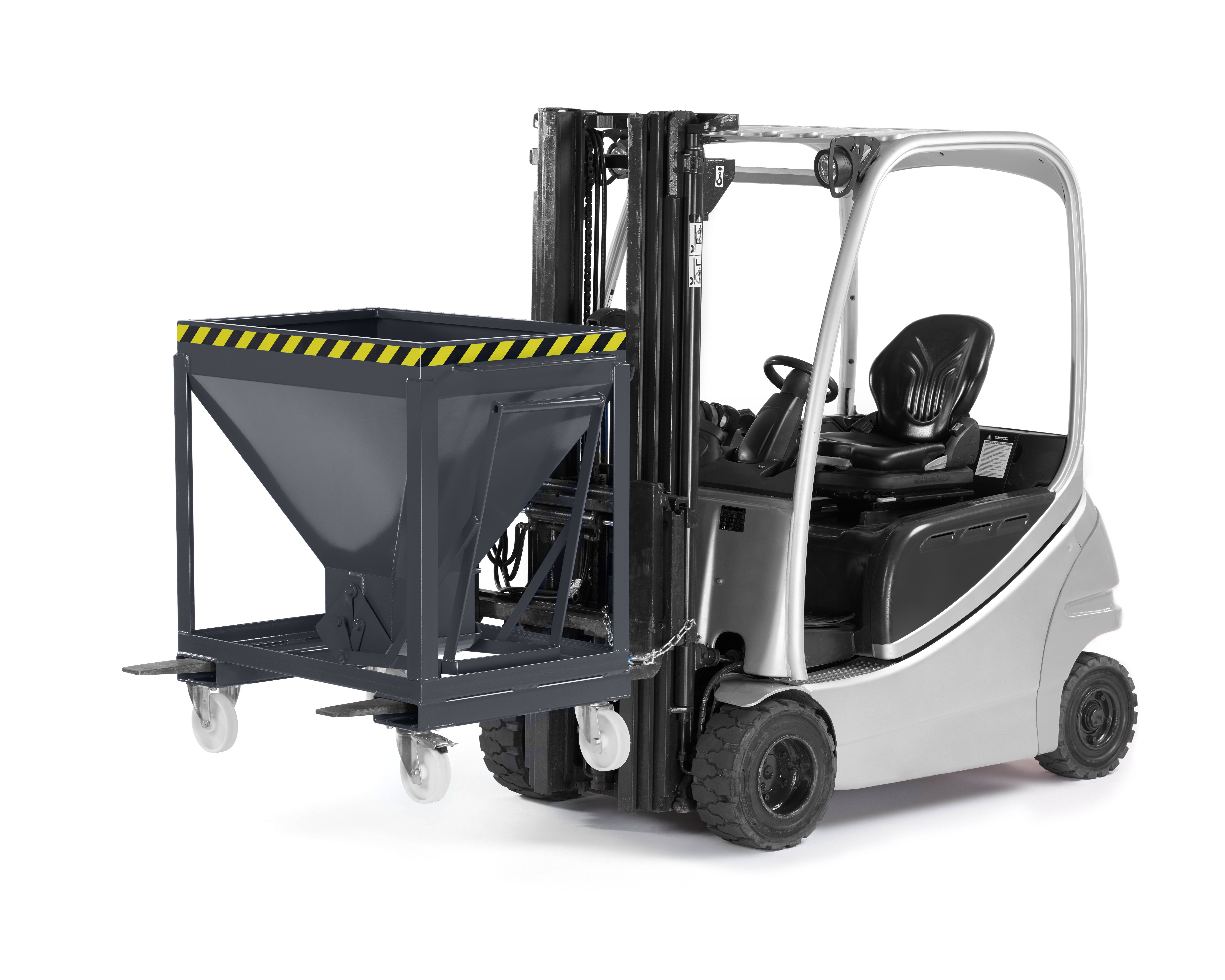 Produktbild RR Silobehälter Typ RSLF für Gabelstapler 1210 x 780 x 1240 mm anthrazit bild 2