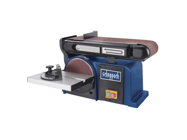 Produktbild Scheppach Band- und Tellerschleifer BTS900 mit 3x Schleifpapier und 3x Schleifbänder