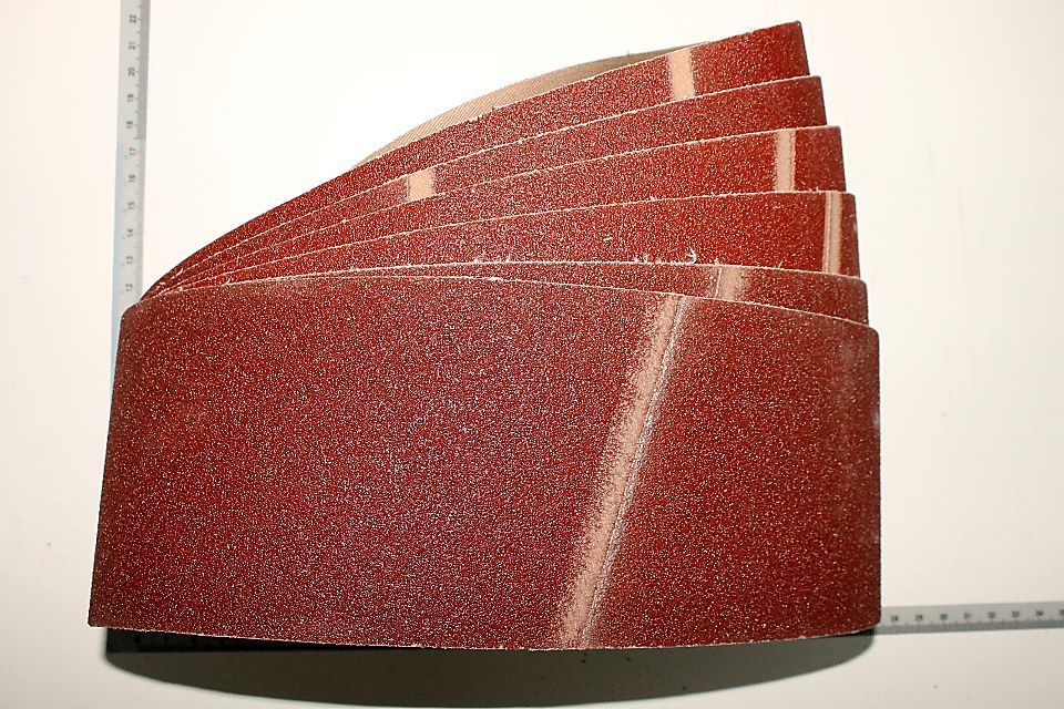 Produktbild Scheppach Maschinen Schleifbänder 100 x 600 mm K 80/100/120 Set mit 6 Stück bild 2