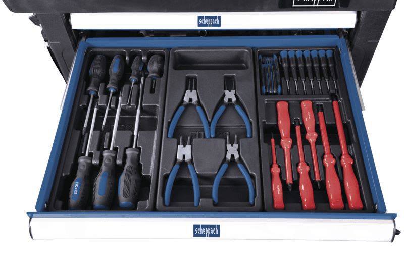 Produktbild Scheppach Maschinen Werkstattwagen TW1000 inclusive Werkzeug 263 Teile bild 20