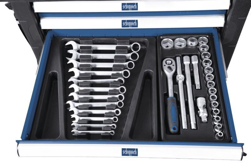 Produktbild Scheppach Maschinen Werkstattwagen TW1000 inclusive Werkzeug 263 Teile bild 19