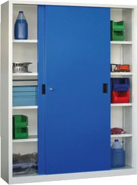 Schiebetüren Stahlschrank