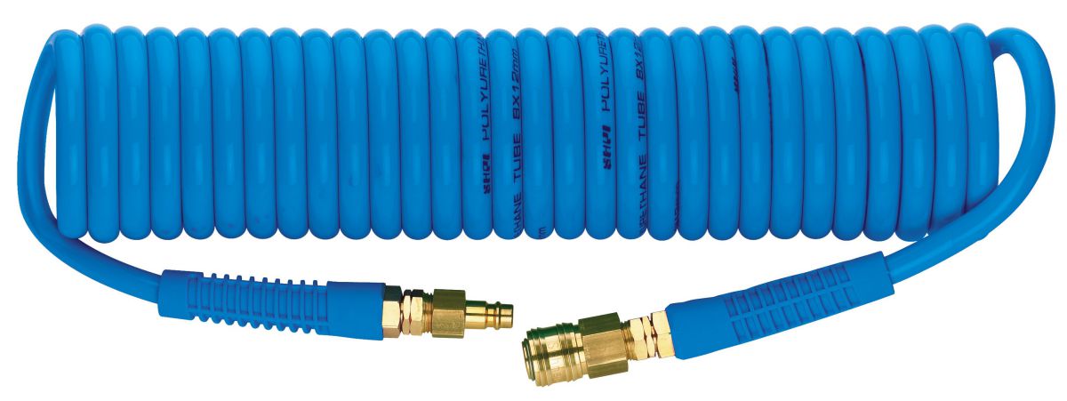 Produktbild Schneider Druckluftschlauch  SSL-SK-PUR 12-8 Spiralschlauch 6m D770138