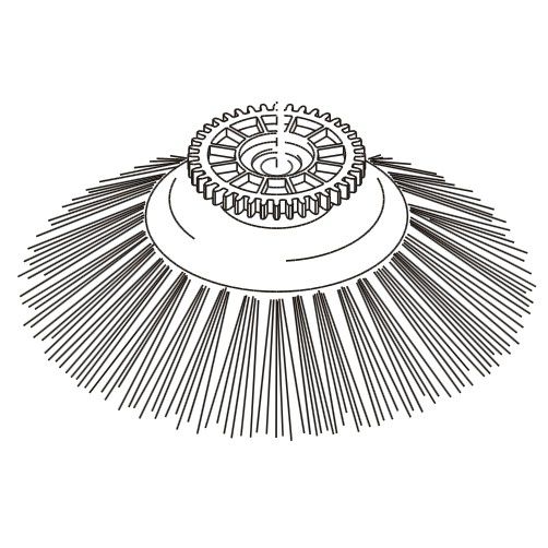 Produktbild Seitenbesen Kränzle zu 2+2 Kehrmaschine