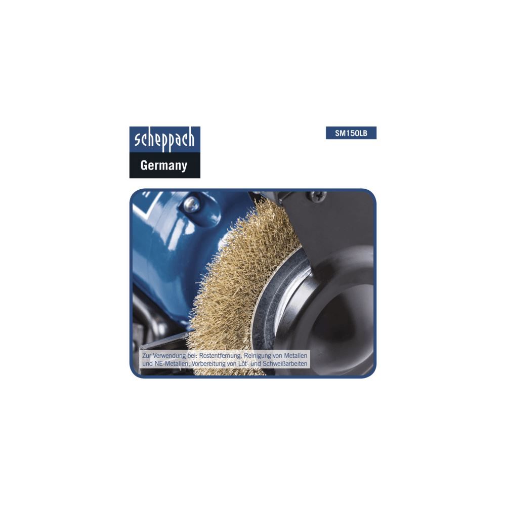 Produktbild SCHEPPACH Doppelschleifer SM150LB mit Bürste bild 5
