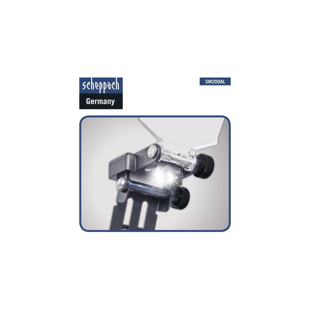 Produktbild SCHEPPACH Doppelschleifer SM200AL mit LED 230-240V 50Hz 200mm bild 2