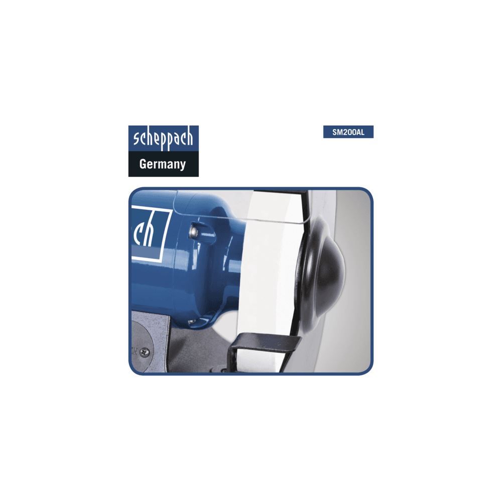 Produktbild SCHEPPACH Doppelschleifer SM200AL mit LED 230-240V 50Hz 200mm bild 3