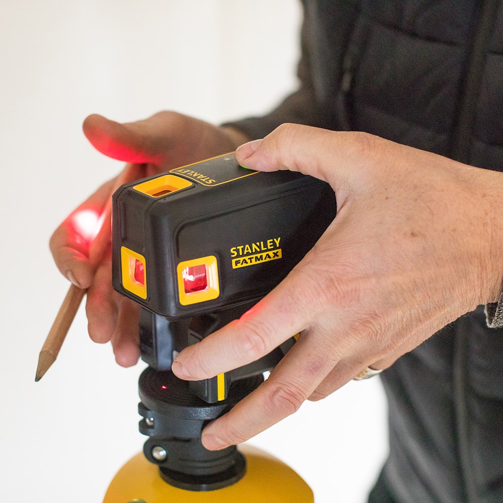 Produktbild Stanley FatMax 5-Punktlaser rot - Anwendung bild 3