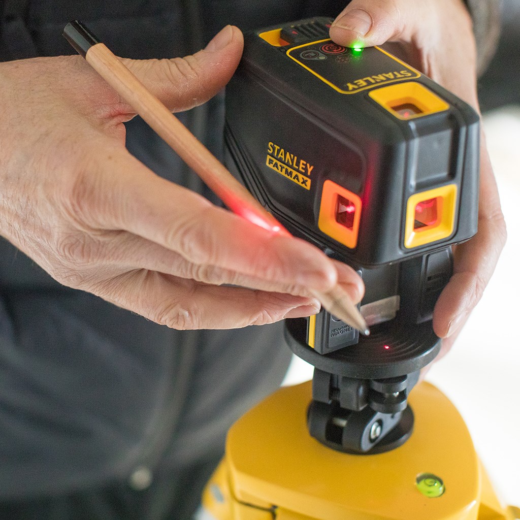 Produktbild Stanley FatMax 5-Punktlaser rot - Anwendung bild 4