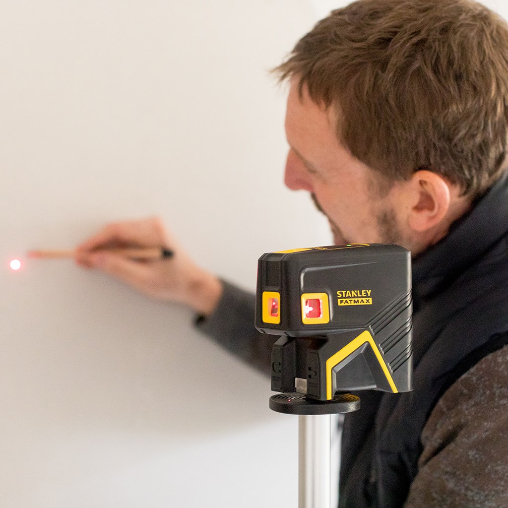 Produktbild Stanley FatMax 5-Punktlaser rot - Anwendung bild 5