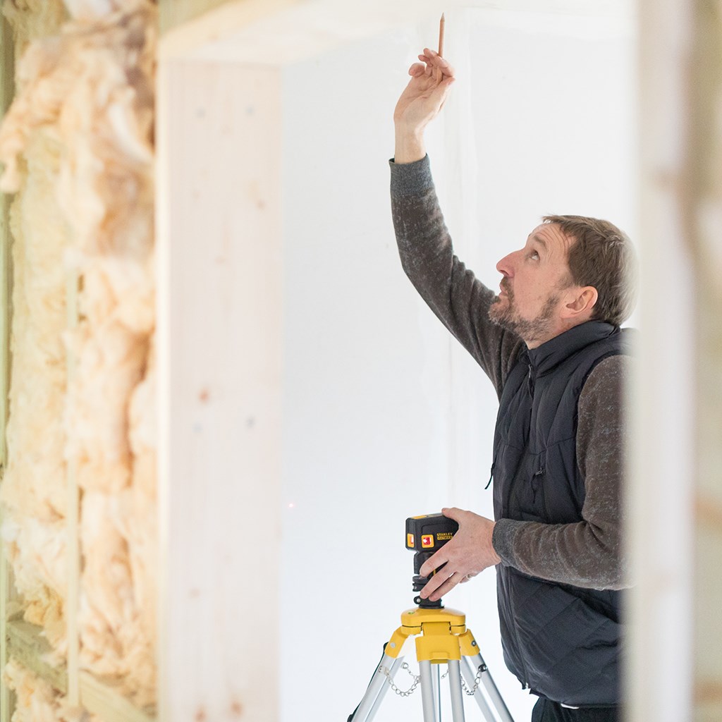 Produktbild Stanley FatMax 5-Punktlaser rot - Anwendung bild 8