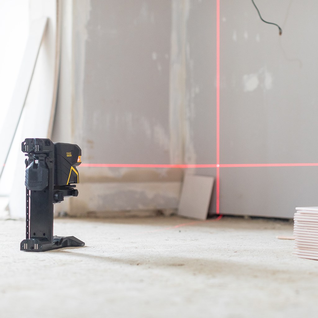 Produktbild Stanley FatMax Kreuzlinien- und 5-Punktlaser rot - Anwendung bild 8