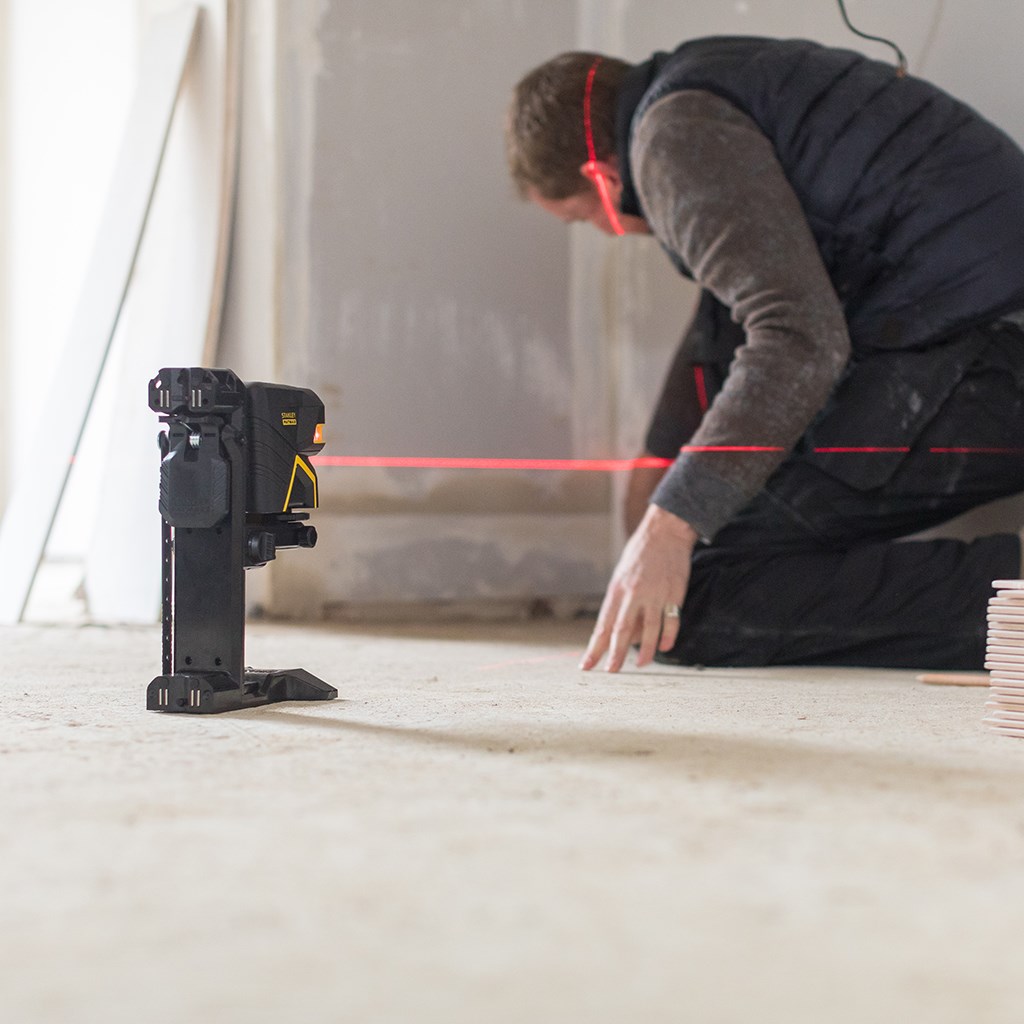 Produktbild Stanley FatMax Kreuzlinien- und 5-Punktlaser rot - Anwendung bild 9