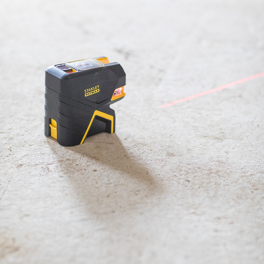 Produktbild Stanley FatMax Kreuzlinien- und 5-Punktlaser rot - Anwendung bild 10