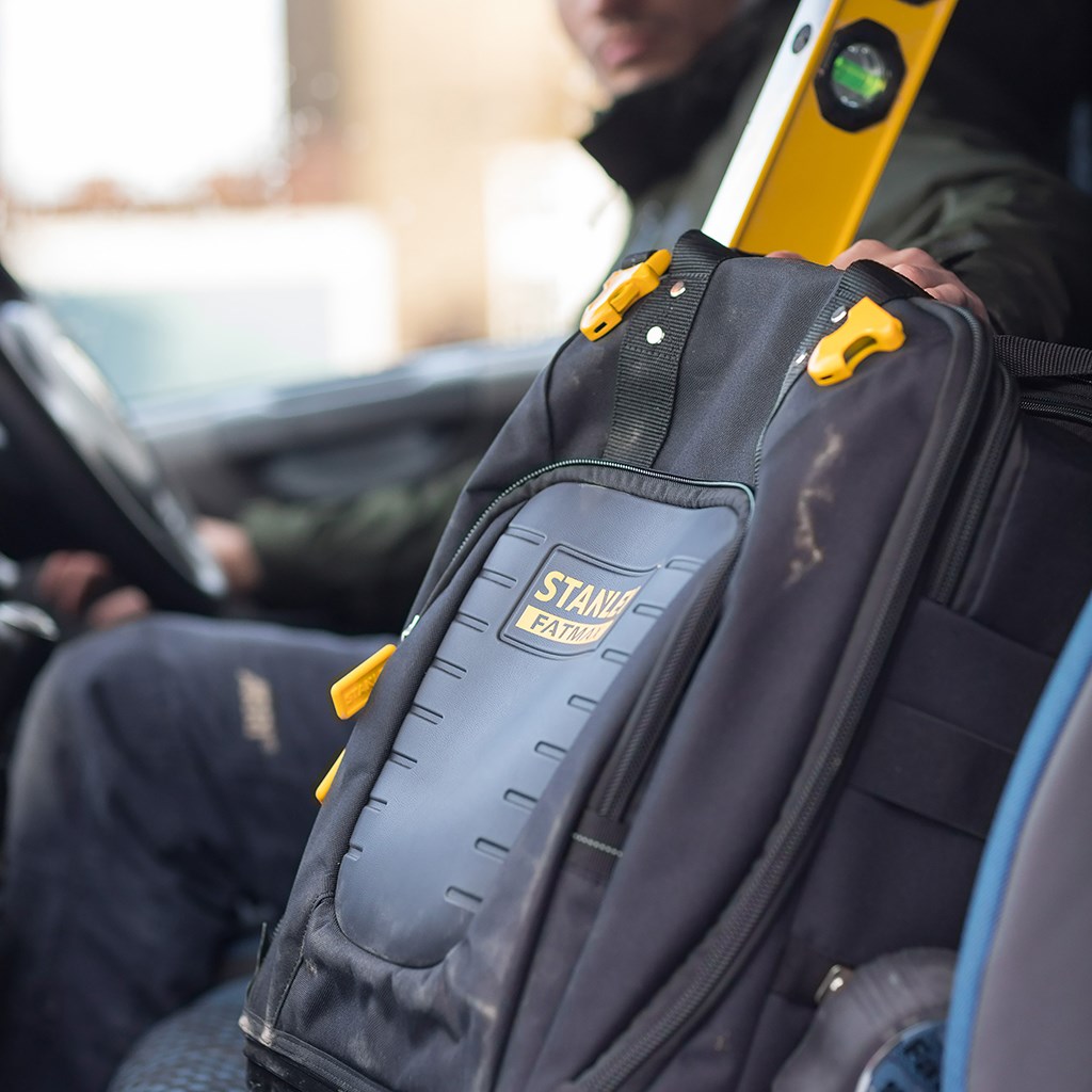 Produktbild Stanley Fatmax Quick Access Rucksack - Anwendung bild 8